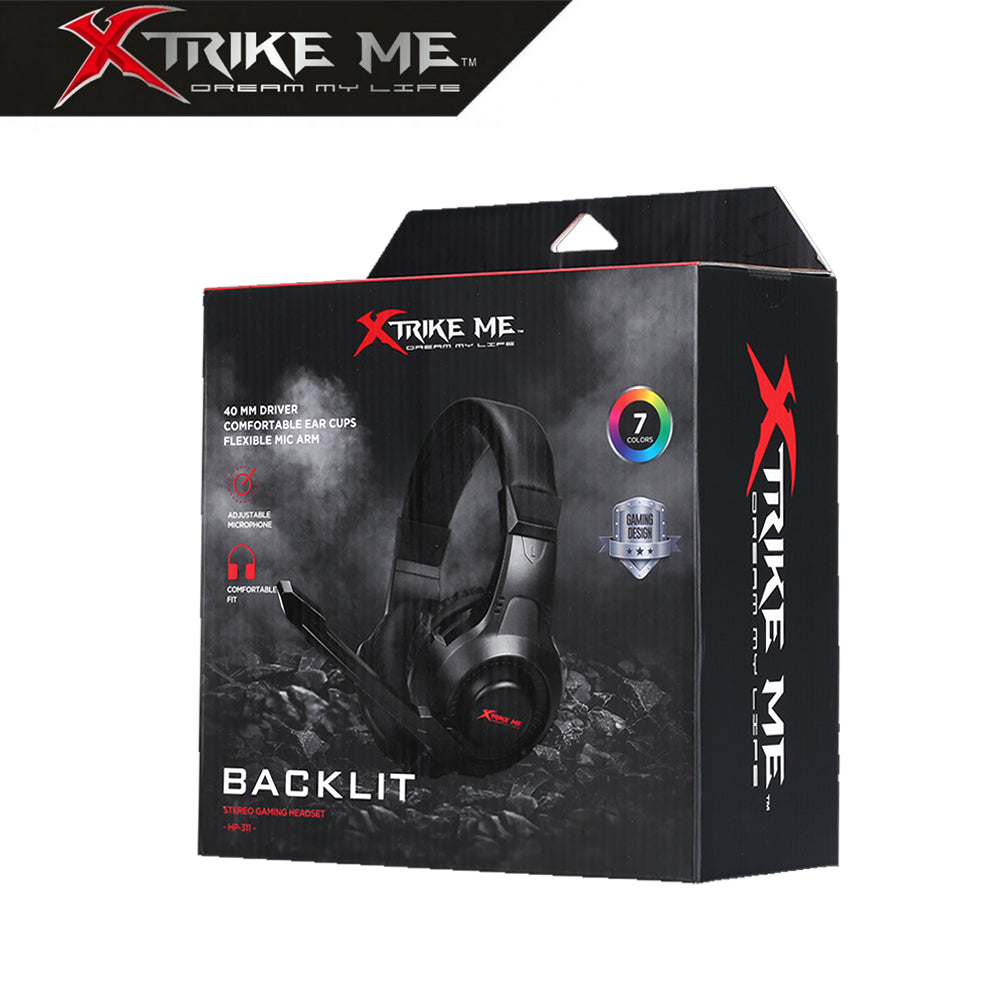 Xtrike Me Backlit Stereo Gaming Headset PS4