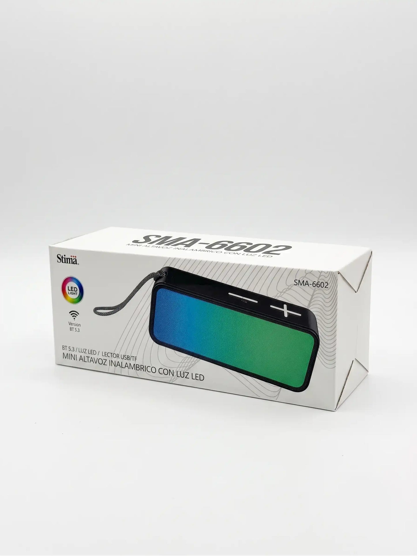 Product packaging box with SMA-6602 label on a white background