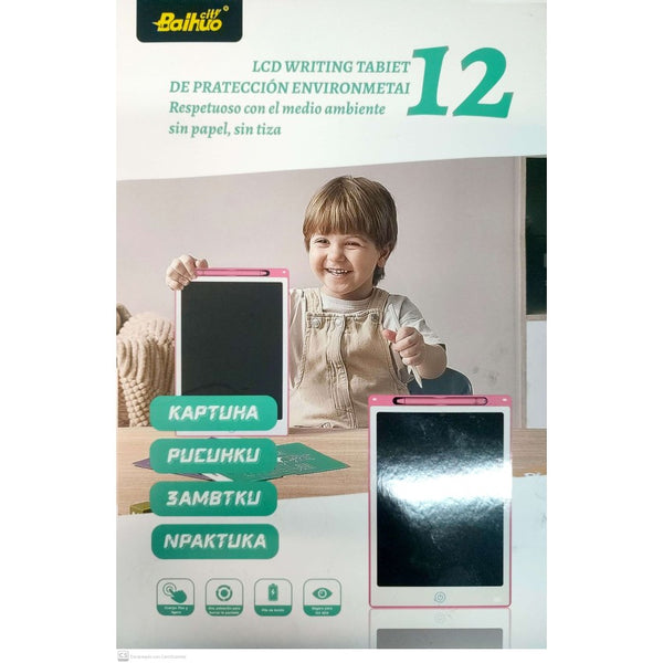 Tabletă de scris LCD 12″ — fără hârtie, fără cretă