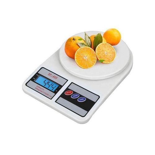 Cântar de Bucătărie Digital Raptor R-0417, Precizie 1g, Funcție Tara, Display LCD, Alb