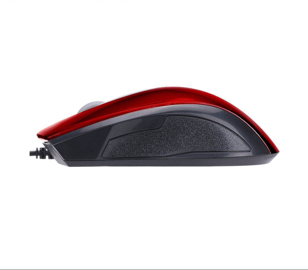 Mouse Gaming Optic Xtrike Me DMS001 RD, 1200 DPI, 3 Butoane, Design Ergonomic, Fără Driver, Roșu Metalizat