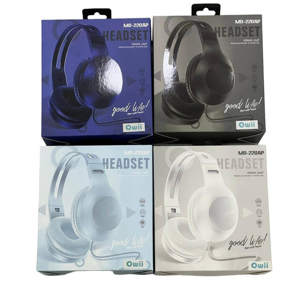 Căști Audio On-Ear COOL MD-220AP, Difuzoare 40mm, Microfon pe fir, Jack 3.5mm