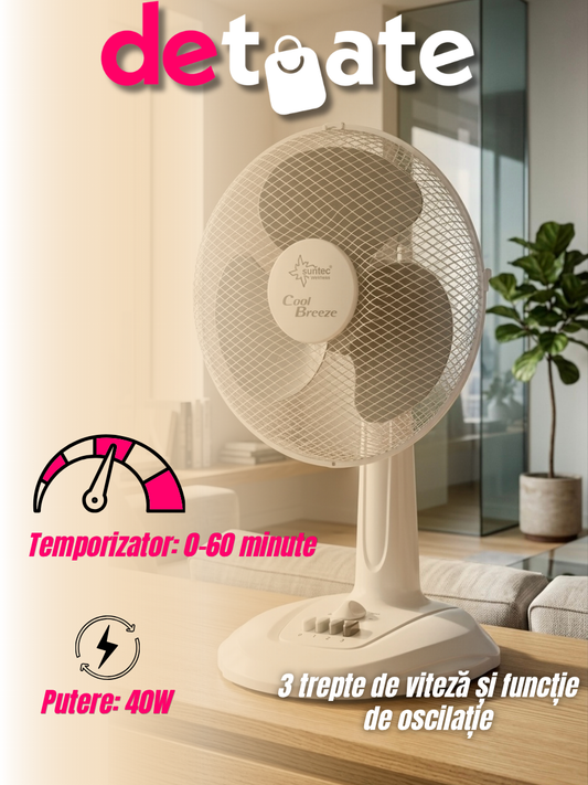 Ventilator de Masă Suntec Klimatronic CoolBreeze 3000