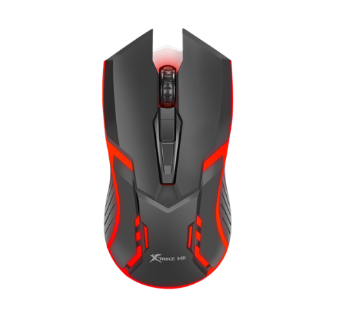 Mouse Gaming Optic Xtrike Me GM-220, 1200 DPI, 4 Butoane, Iluminare 7 Culori, Negru