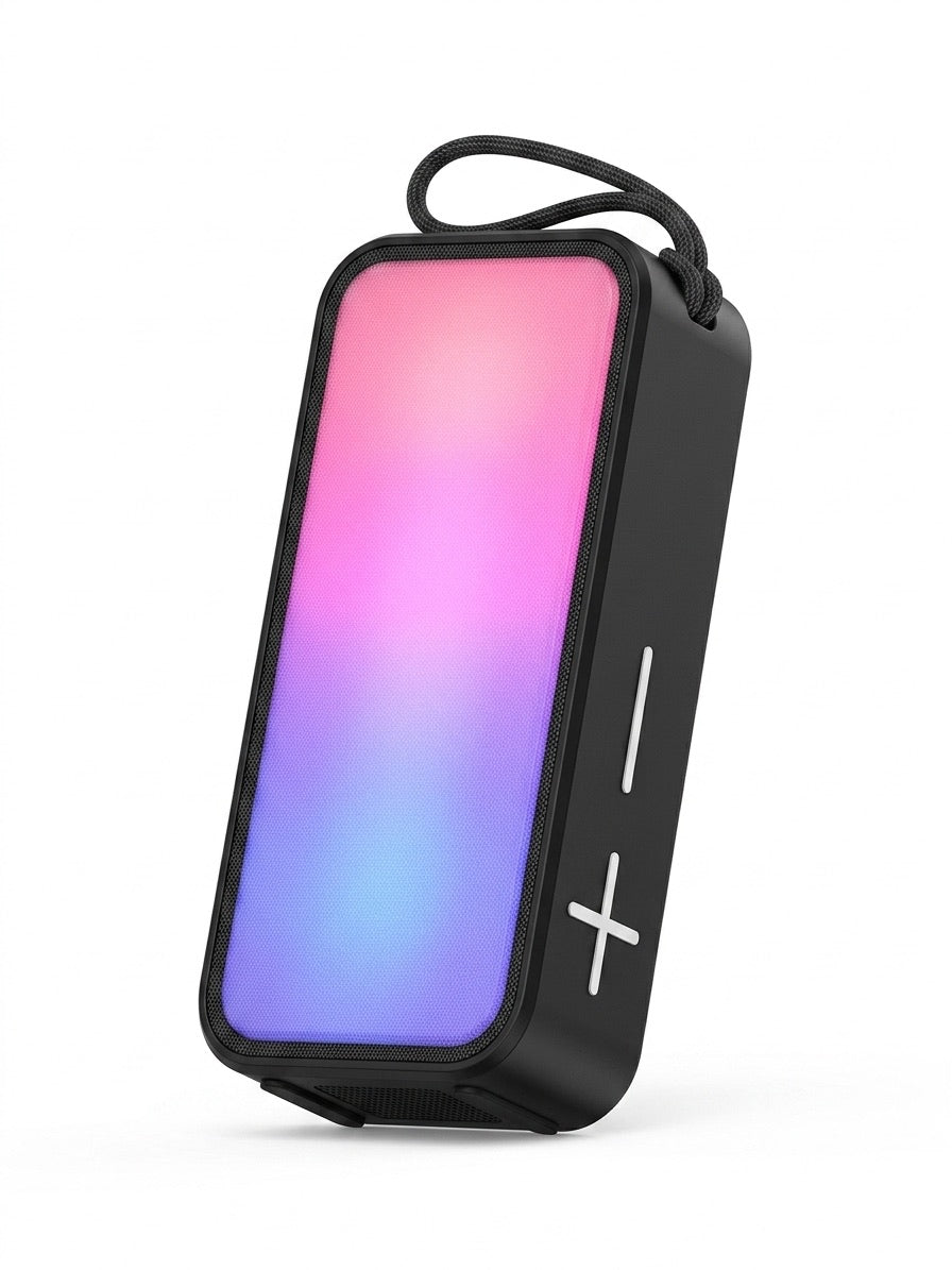 Boxă Portabilă Wireless Pro Stima SMA-6602, Bluetooth 5.3, Iluminare Frontală LED, Suport MicroSD/USB, 5W