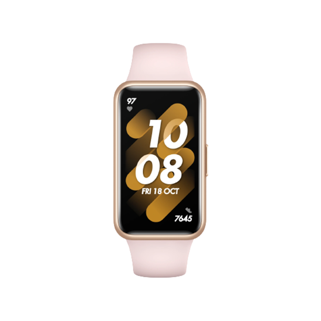 Brățară Fitness Huawei Band 7, Ecran AMOLED 1.47", Monitorizare SpO2/Puls, Baterie 14 zile, 5ATM, Roz (Pink)