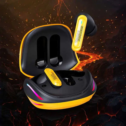 Căști Wireless In-Ear Transformers TF-T10 Pro, Licență Oficială Hasbro, TWS, Low Latency, Bumblebee Edition, Galben/Negru
