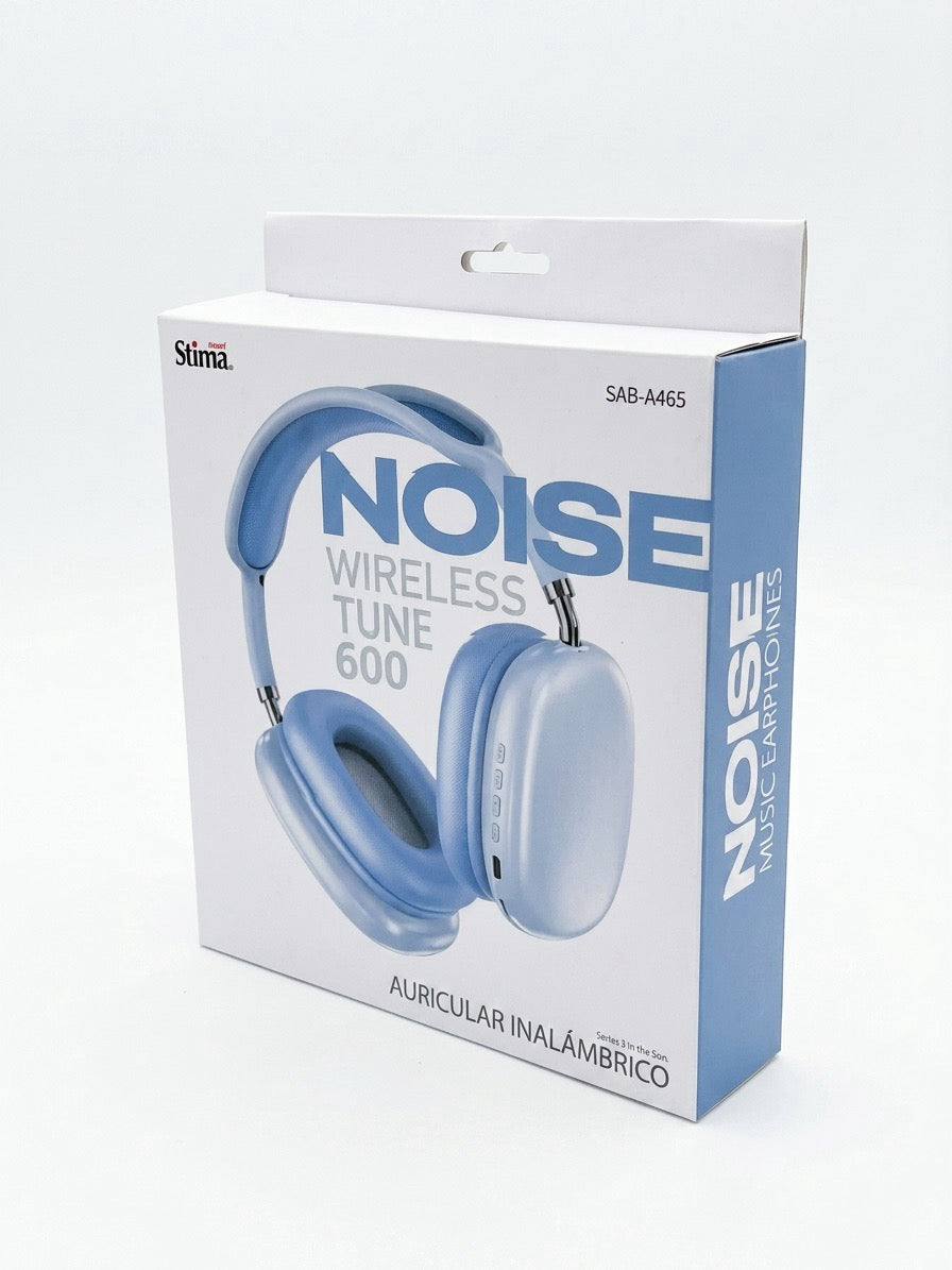 Căști Wireless Over-Ear Pro Stima Noise Tune 600, Bluetooth 5.3, MicroSD, Funcție Radio, Încărcare Type-C