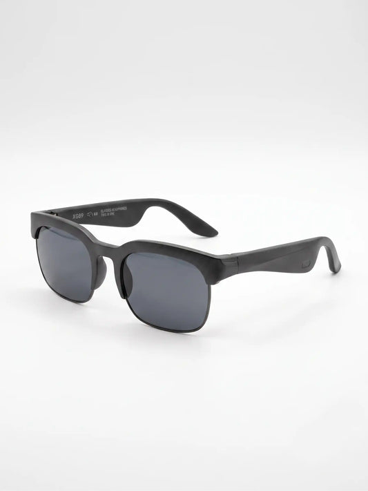 Ochelari Smart cu Căști Wireless XG89, Audio Bluetooth integrat, Lamele Interschimbabile, Încărcare Type-C, Negru