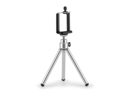 Mini Trepied Universal Pacifico NP-S302 pentru Smartphone și Camere Foto, Picioare Extensibile, Argintiu