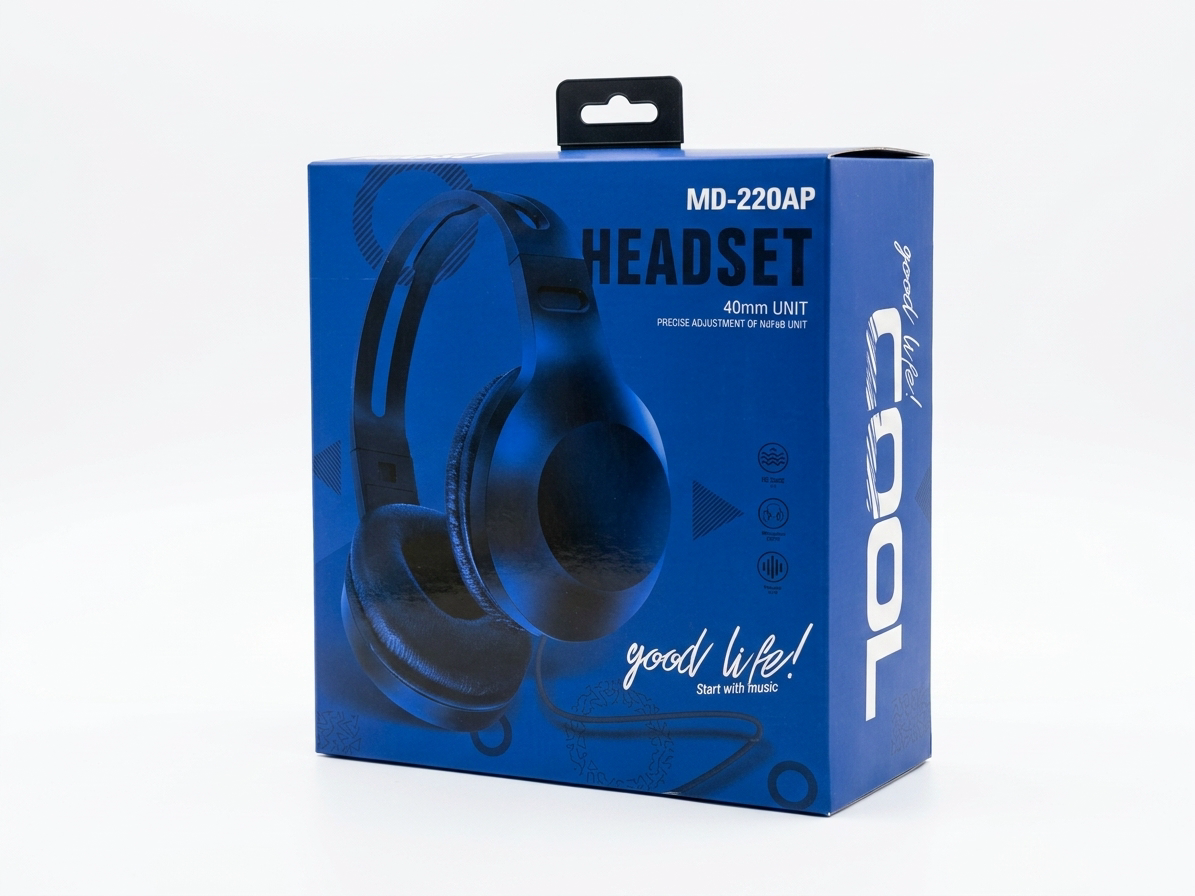 Căști Audio On-Ear COOL MD-220AP, Difuzoare 40mm, Microfon pe fir, Jack 3.5mm