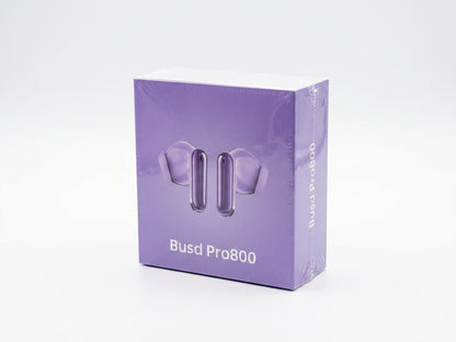 Căști Wireless In-Ear Busd Pro800 TWS, Bluetooth 6.0, Control Touch, Carcasă de Încărcare, Mov/Negru