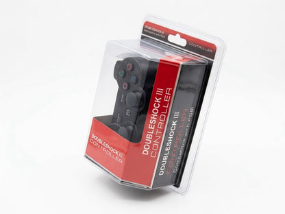 Controller Wireless Doubleshock III compatibil PS3, Dual Vibration, Negru
