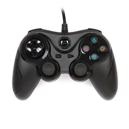 Controller Wireless Pacifico NP-X1579 compatibil cu console PS3, Dual Vibration, Senzor 6 Axe, Negru