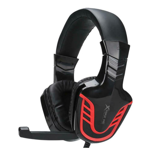 Căști Gaming Xtrike Me HP-310, Stereo, Microfon Ajustabil, Compatibile PC & Console (PS4), Negru/Roșu