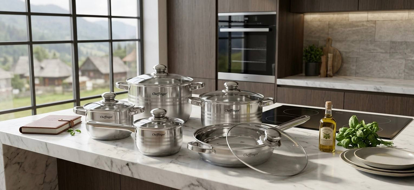 Set Vase de Gătit Cheffinger 12 Piese