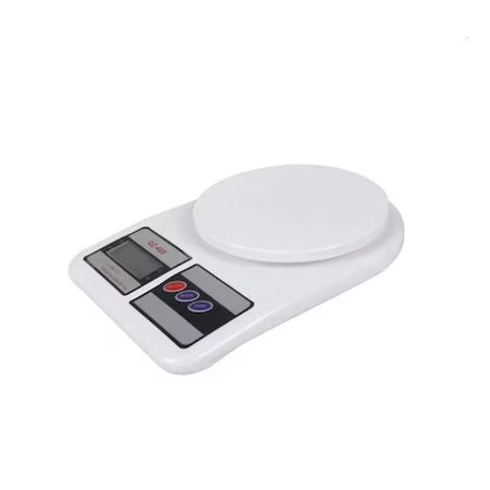 Cântar de Bucătărie Digital Raptor R-0417, Precizie 1g, Funcție Tara, Display LCD, Alb