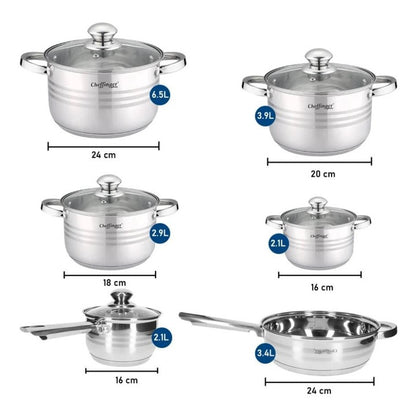 Set Vase de Gătit Cheffinger 12 Piese