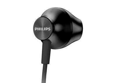 Căști In-Ear Philips 1000 Series TAUE100, Earbuds Ergonomice, Difuzoare 14.2mm, Jack 3.5mm, Negru