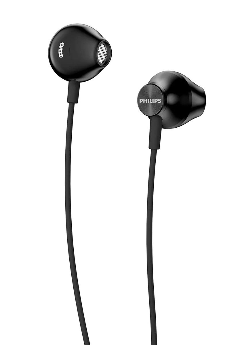 Căști In-Ear Philips 1000 Series TAUE100, Earbuds Ergonomice, Difuzoare 14.2mm, Jack 3.5mm, Negru