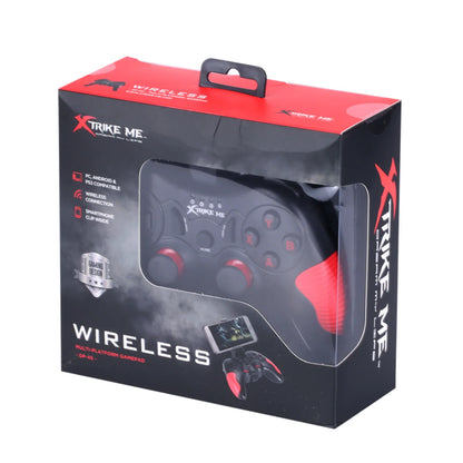 Controller Wireless Xtrike Me GP-45, Multiplatformă (PC, Android), Suport Telefon Inclus, Negru/Roșu