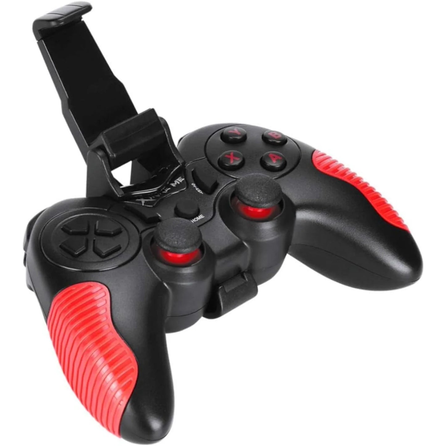 Controller Wireless Xtrike Me GP-45, Multiplatformă (PC, Android), Suport Telefon Inclus, Negru/Roșu